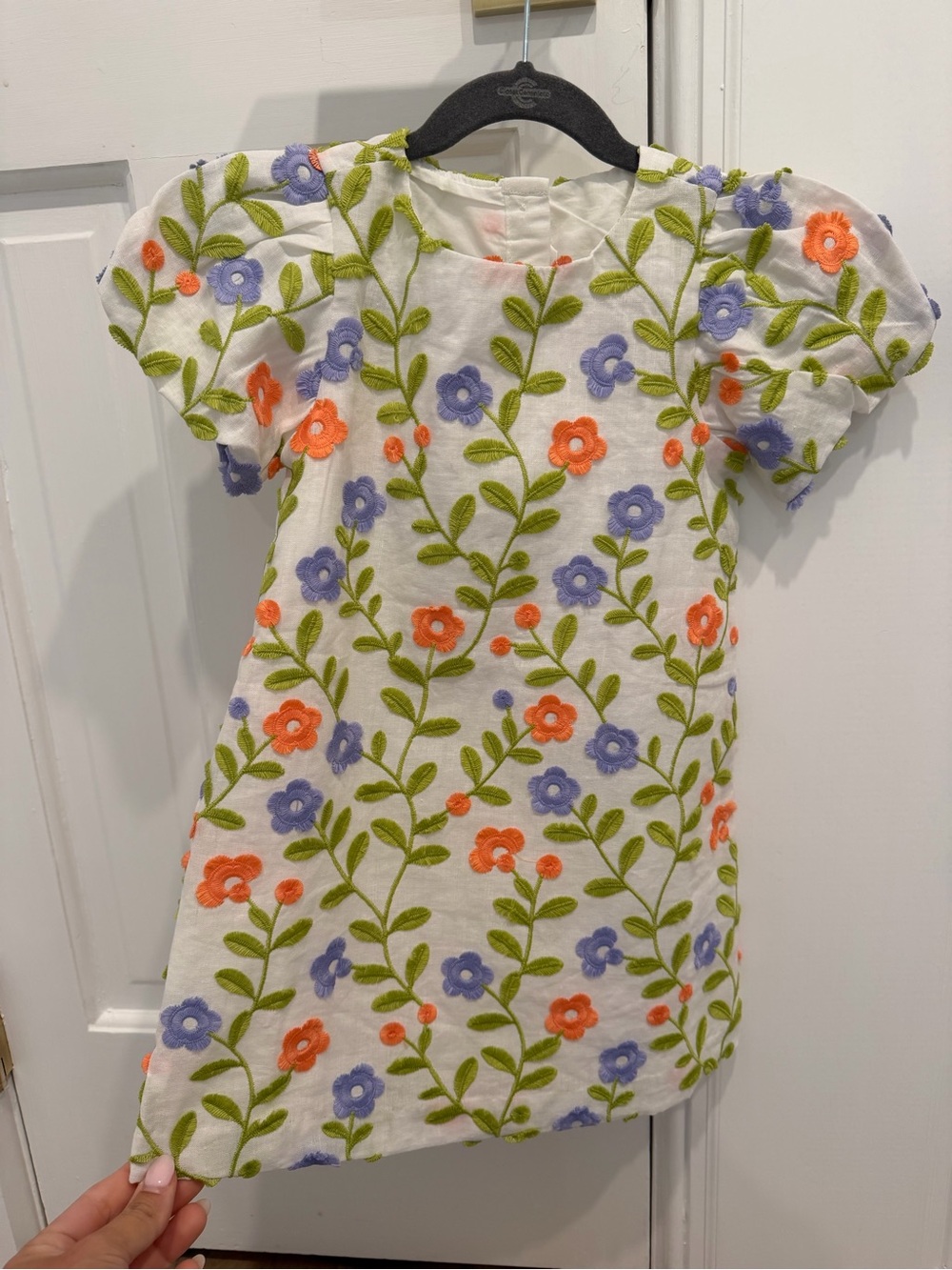 Janie and Jack floral embroidered dress NWT size 4
